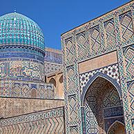 De Bibi-Khanym Moskee / Bibi Khanum Mosque, historical Friday mosque in Samarkand, Oezbekistan