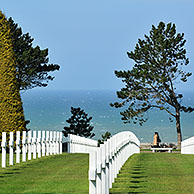 De Normandy American Cemetery and Memorial is een Amerikaanse militaire begraafplaats en monument te Colleville-sur-Mer, Normandië, Frankrijk
