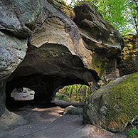 De Hohllay grot te Berdorf, Klein Zwitserland / Mullerthal, Groothertogdom Luxemburg
